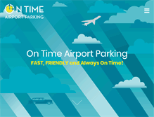 Tablet Screenshot of ontimeairportparking.com